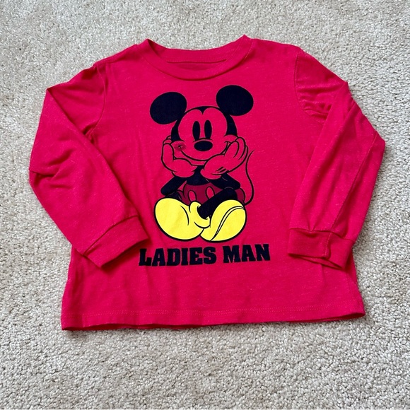 5/$25 Disney Mickey Mouse Ladies Man Tee - Picture 2 of 4